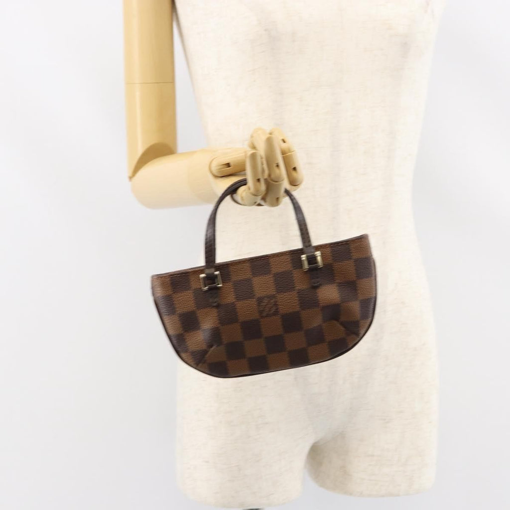 Louis Vuitton Manosque Pochette Damier Brown Canvas Clutche & Pouche Bag