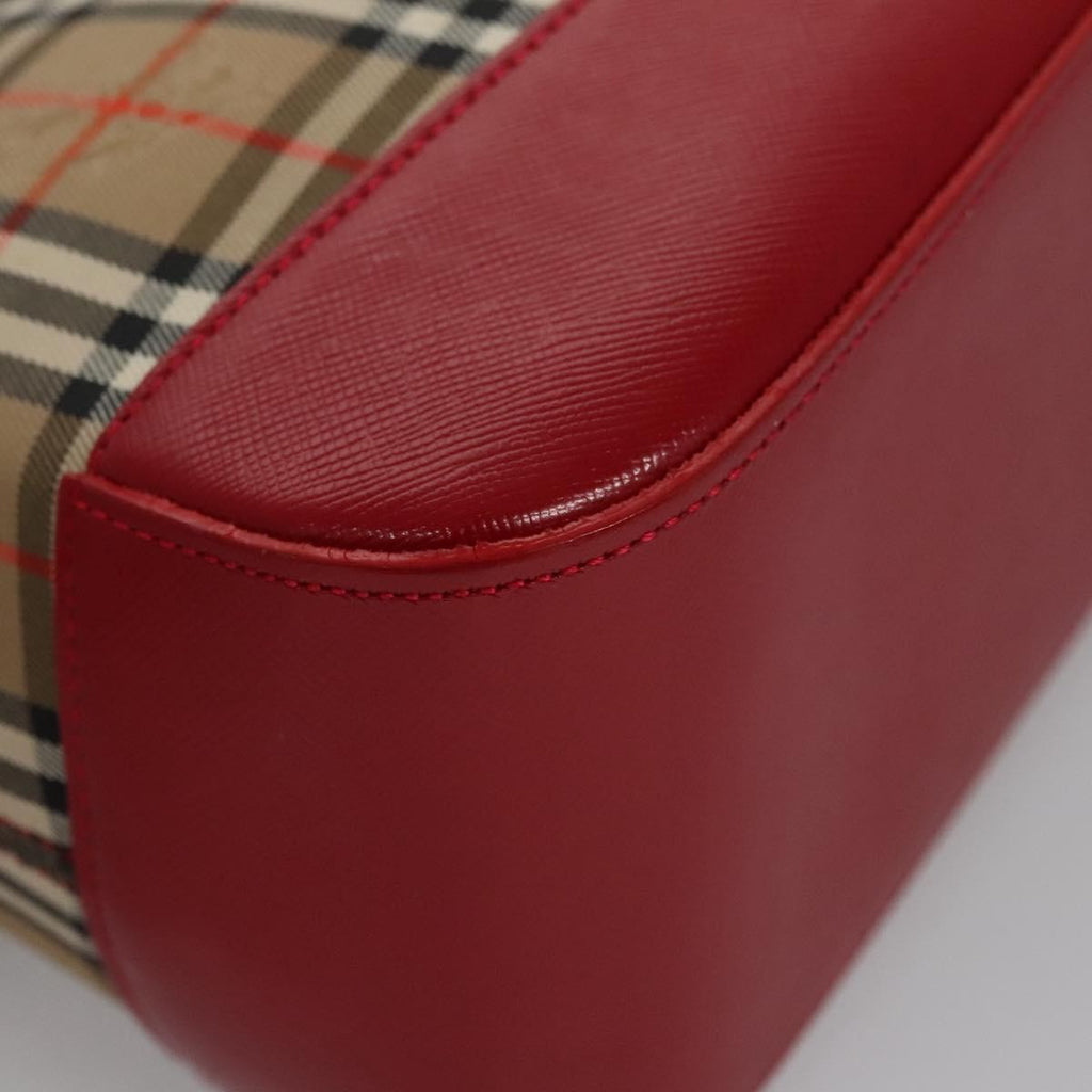Burberry Nova Check Handbag Nova Check Canvas And Leather Beige Canvas Handbag