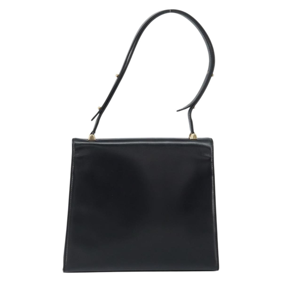 Louis Vuitton Opera Line Spartan Bag Leather Black Leather Handbag