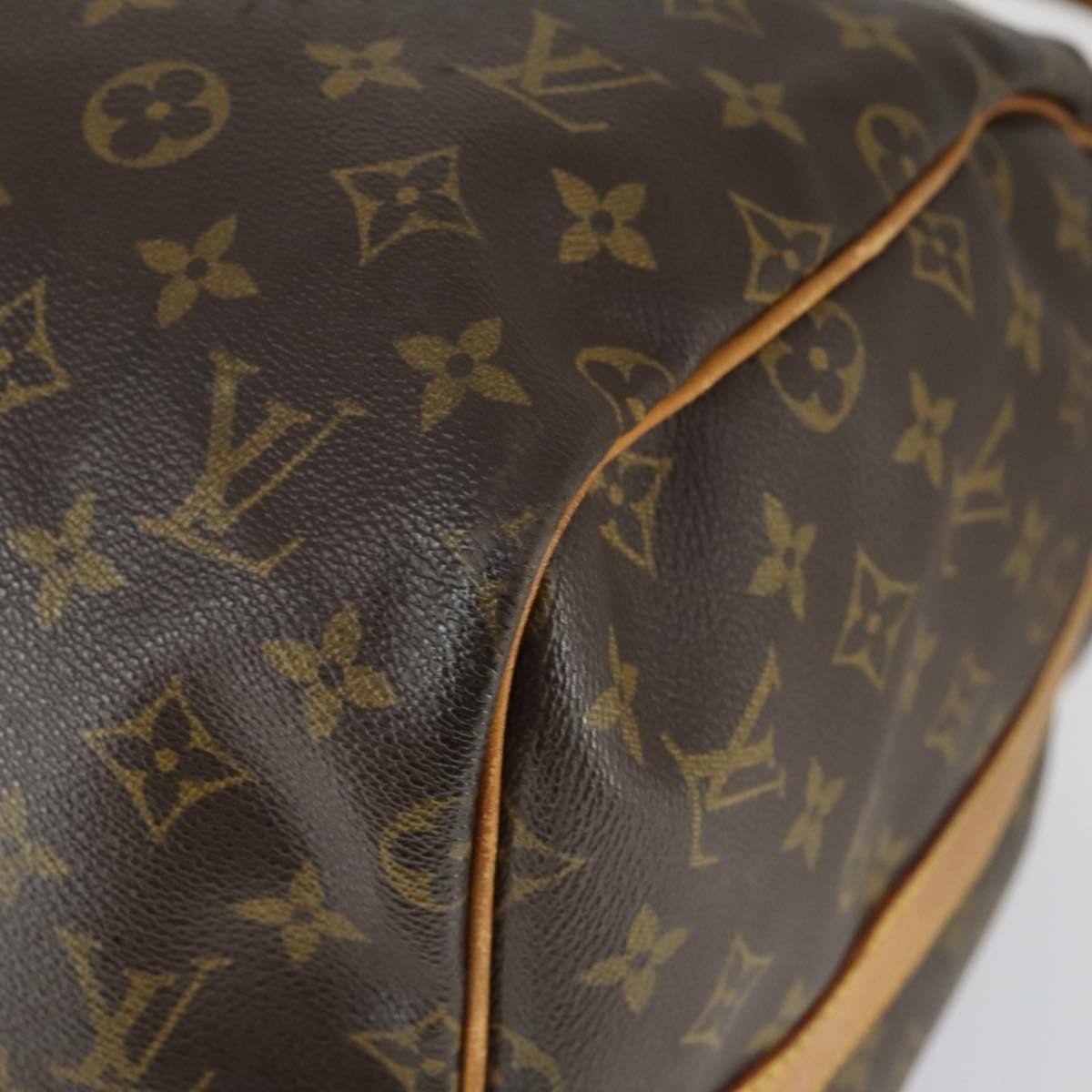 Louis Vuitton Keepall Bandouliere Bag Monogram Canvas Brown Canvas Travel Bag