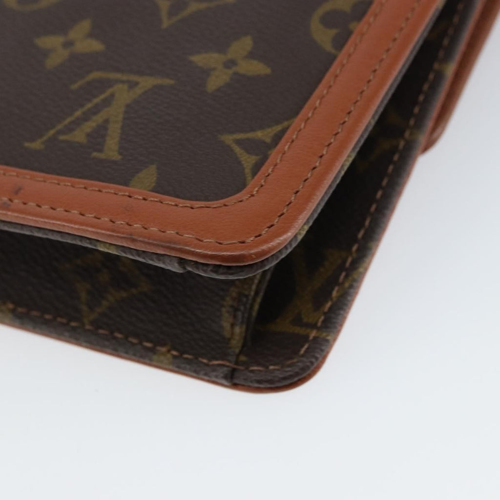Louis Vuitton Dame Pochette Monogram Canvas Brown Canvas Clutche & Pouche Bag