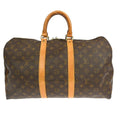 Louis Vuitton Keepall Bag Monogram Canvas Brown Canvas Travel Bag