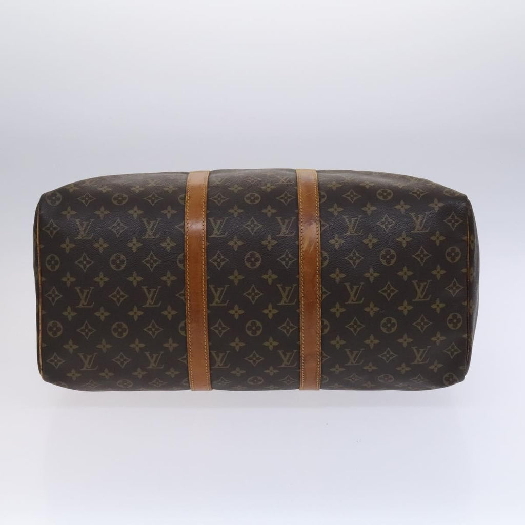 Louis Vuitton Keepall Bag Monogram Canvas Brown Canvas Travel Bag