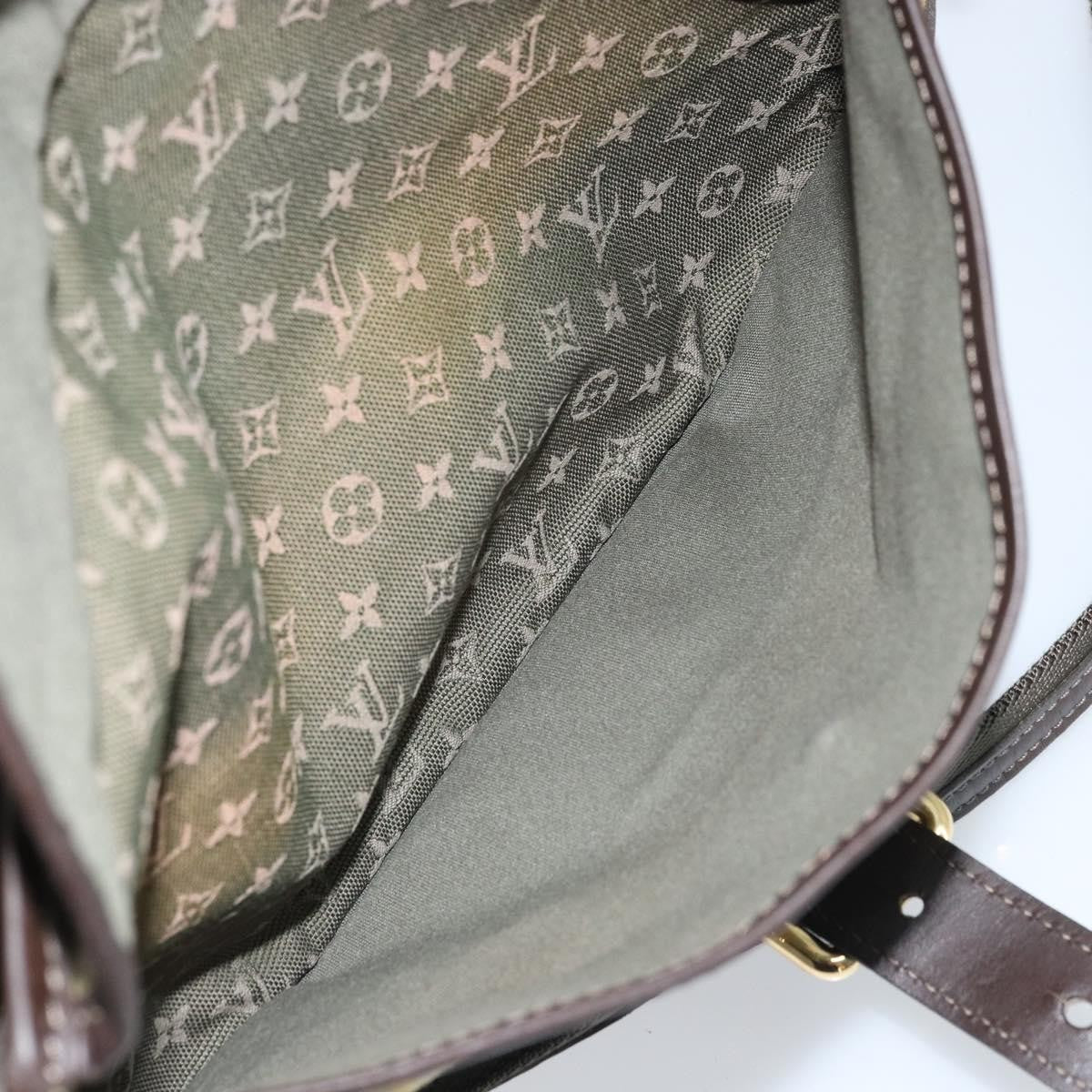 Louis Vuitton Marjorie Handbag Mini Lin Khaki Canvas Shoulder Bag