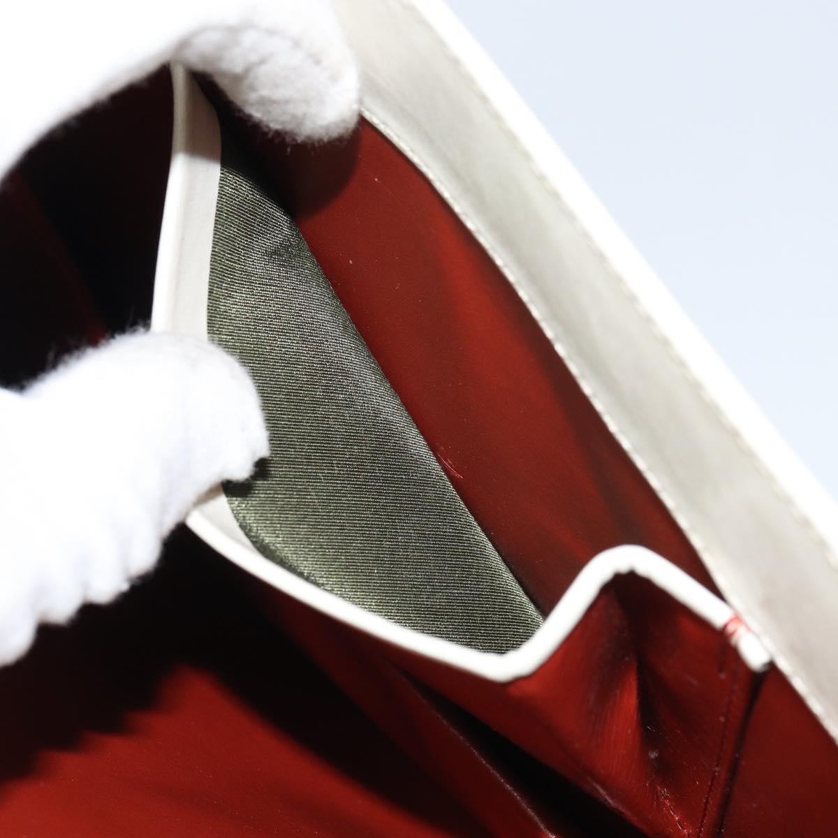 Saint Laurent Vintage Shoulder Bag Leather White Leather Shoulder Bag Bag (Pre-Owned)
