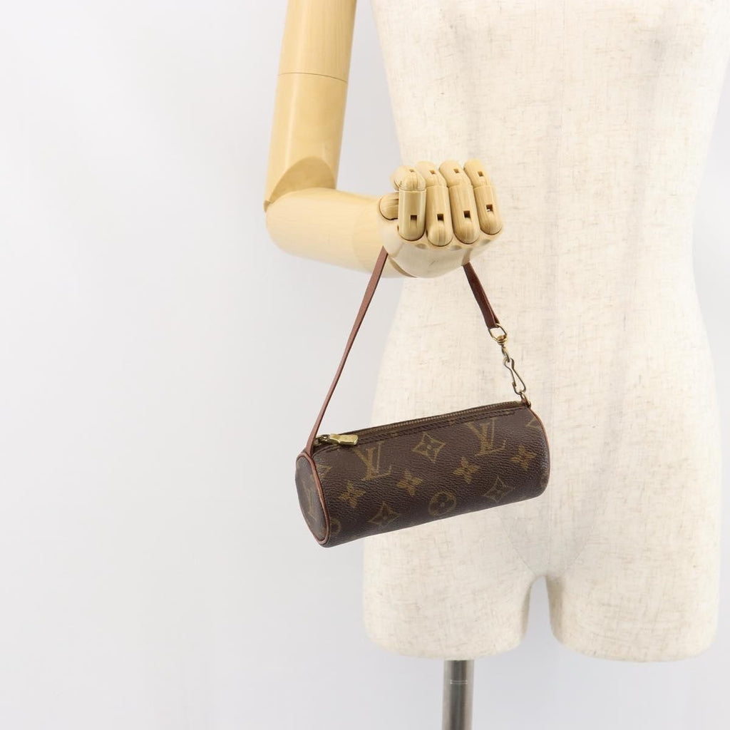 Louis Vuitton Papillon Pochette Monogram Canvas Brown Canvas Clutche & Pouche Bag