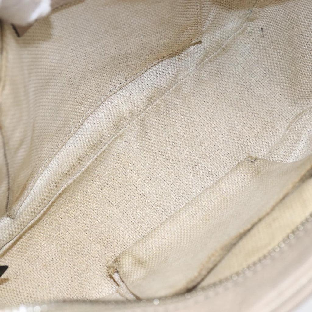 Gucci Soho Disco Crossbody Bag Leather Beige Leather Shoulder Bag Bag (Pre-Owned)