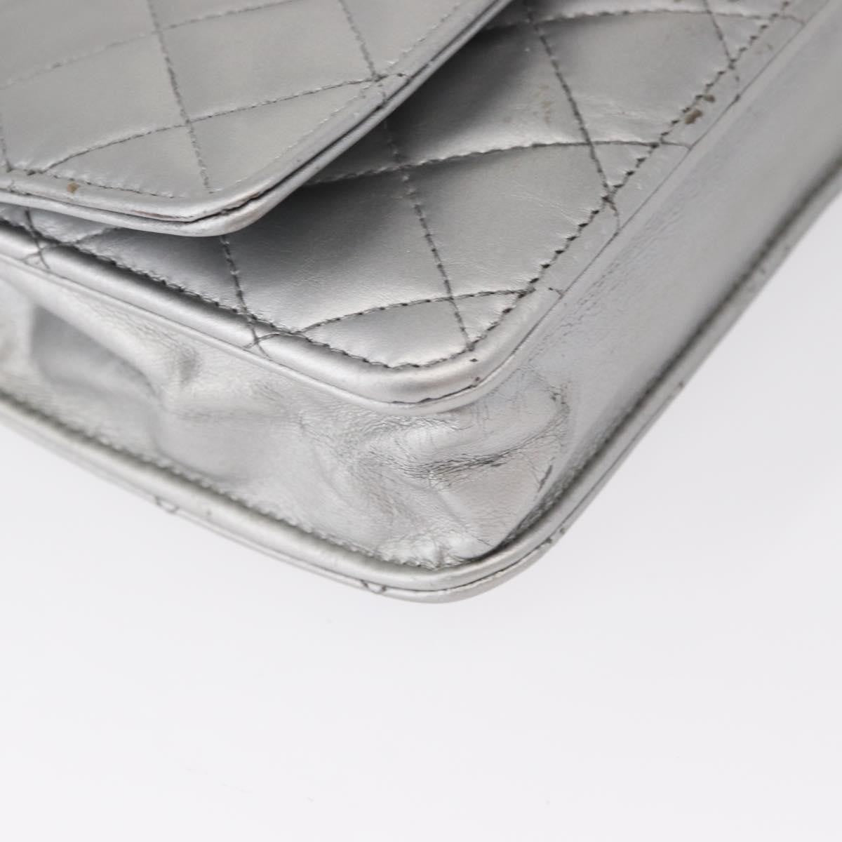 Chanel Reissue 2.55 Wallet On Chain Quilted Lambskin Silver Leather Shoulder Bag Bag