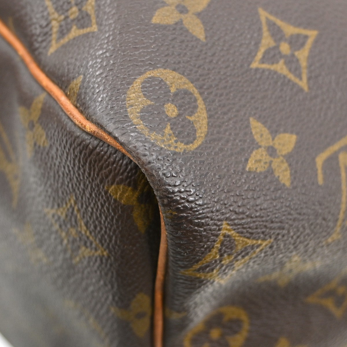 Louis Vuitton Keepall Bag Monogram Canvas Brown Canvas Travel Bag
