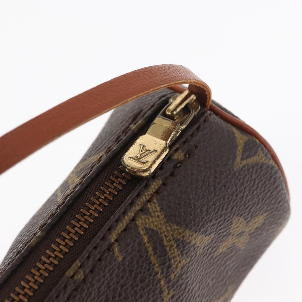 Louis Vuitton Papillon Pochette Monogram Canvas Brown Canvas Clutche & Pouche Bag