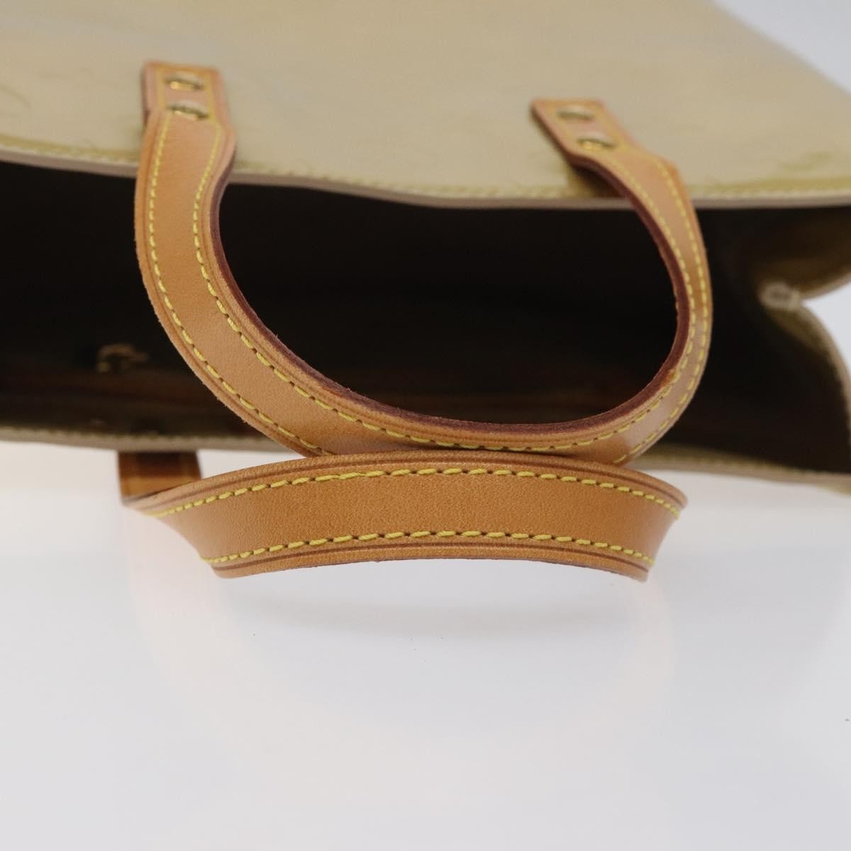 Louis Vuitton Reade Handbag Monogram Vernis Beige Patent_Leather Bag