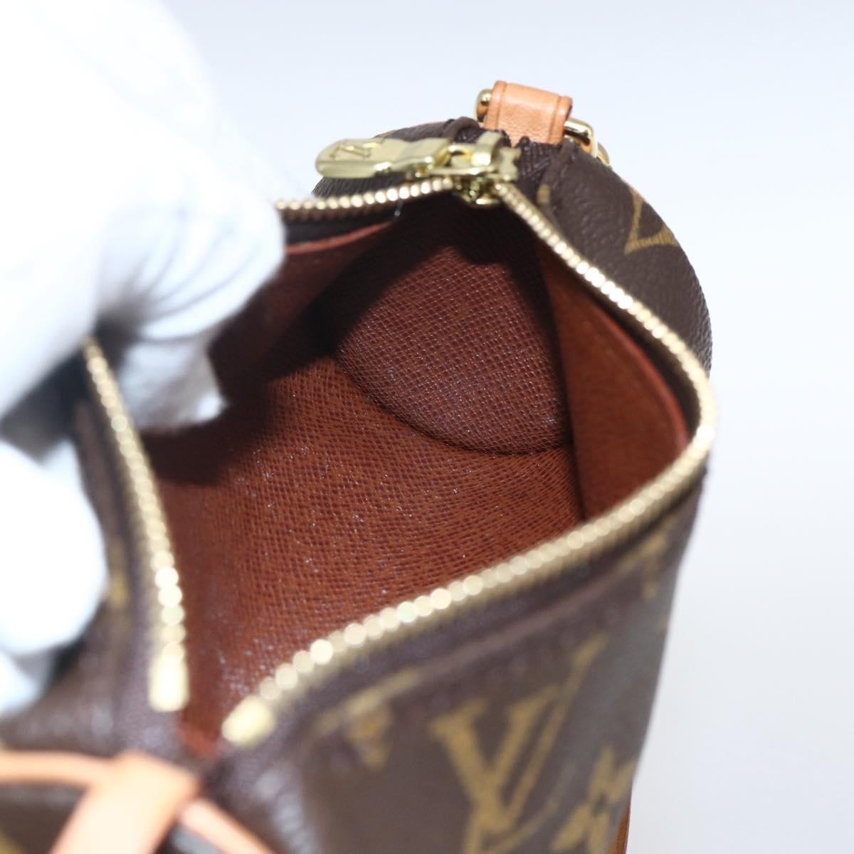 Louis Vuitton Papillon Pochette Monogram Canvas Brown Canvas Clutche & Pouche Bag