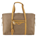 Gucci Vintage Travel Bag Gg Canvas Beige Pvc Travel Bag Bag (Pre-Owned)