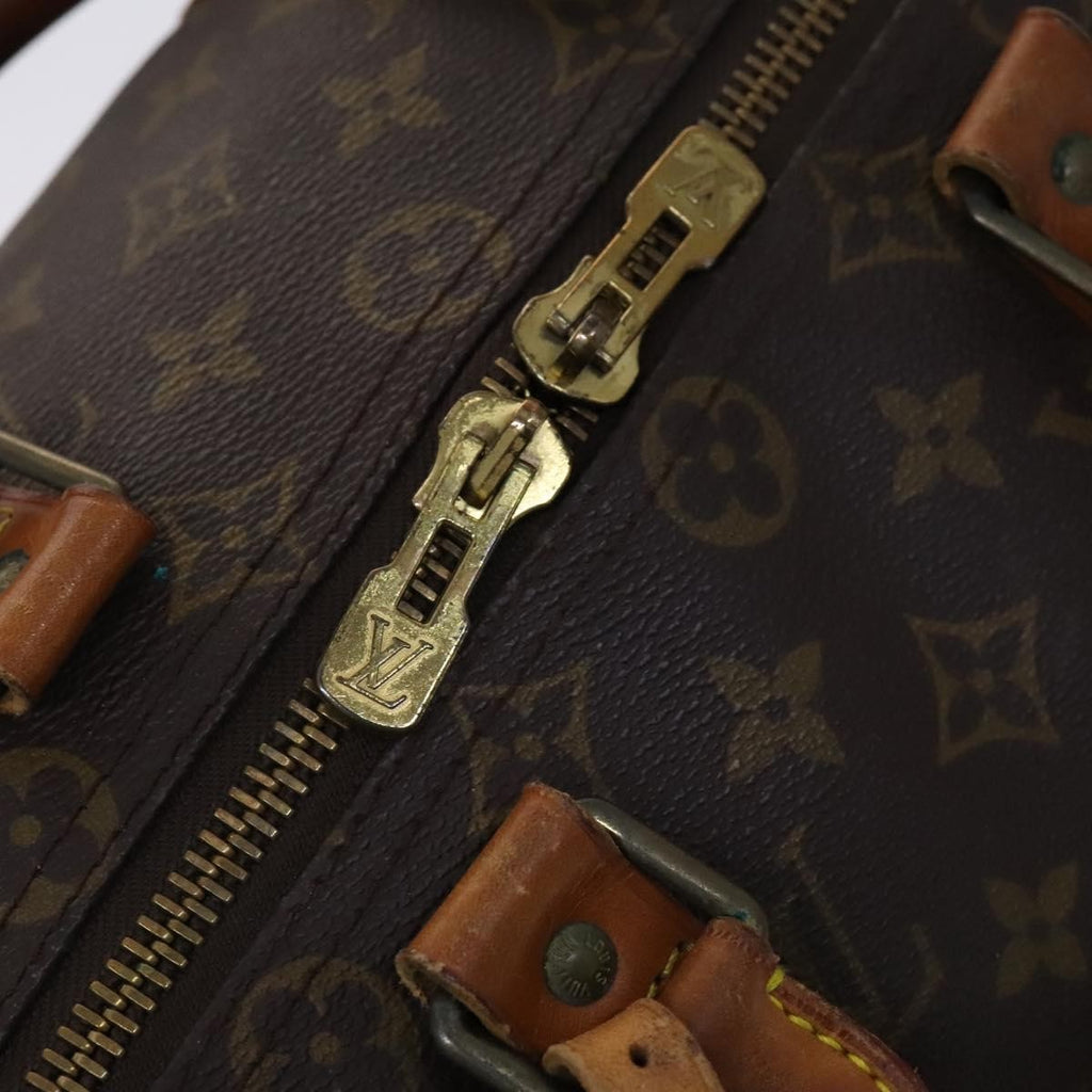 Louis Vuitton Keepall Bag Monogram Canvas Brown Canvas Travel Bag