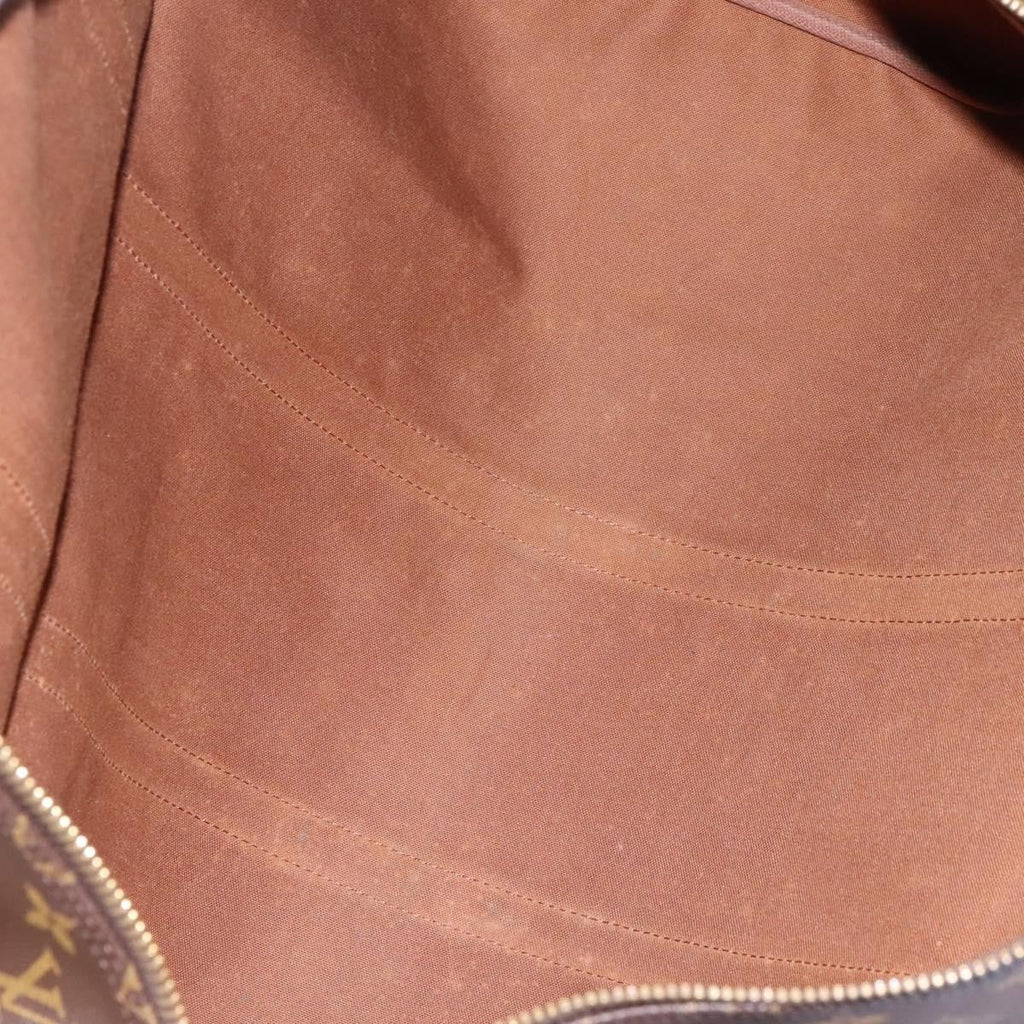 Louis Vuitton Keepall Bag Monogram Canvas Brown Canvas Travel Bag