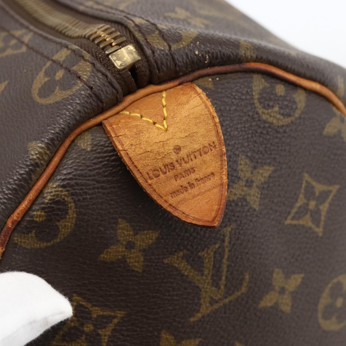 Louis Vuitton Keepall Bag Monogram Canvas Brown Canvas Travel Bag
