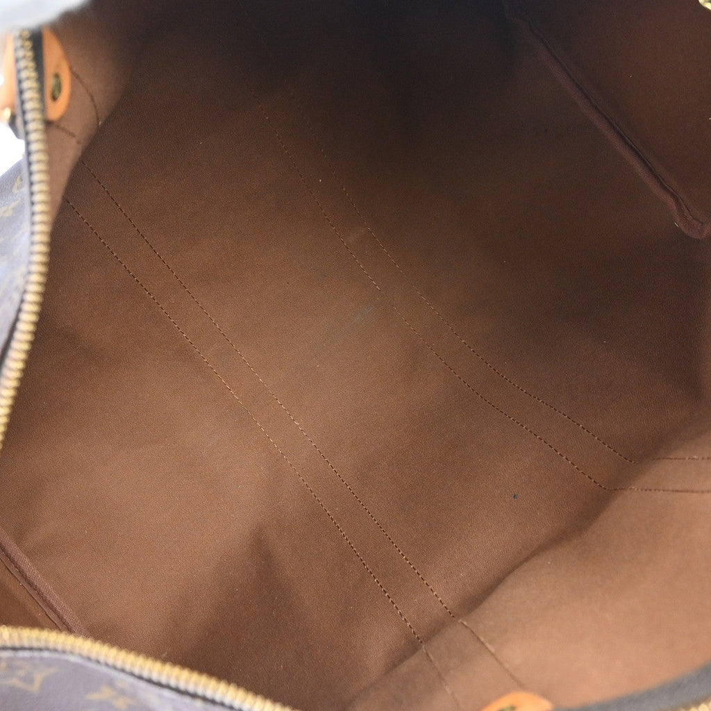 Louis Vuitton Keepall Bag Monogram Canvas Brown Canvas Travel Bag
