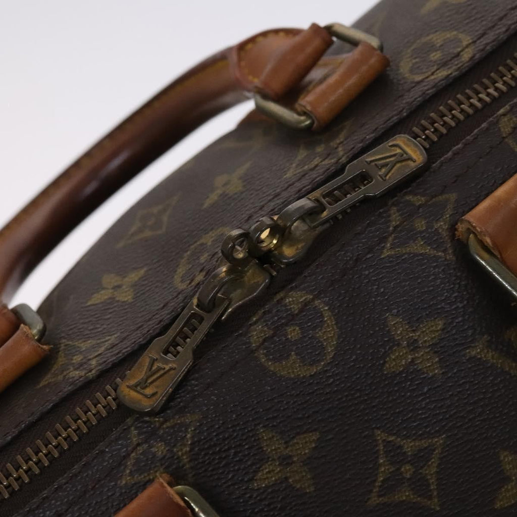 Louis Vuitton Keepall Bag Monogram Canvas Brown Canvas Travel Bag