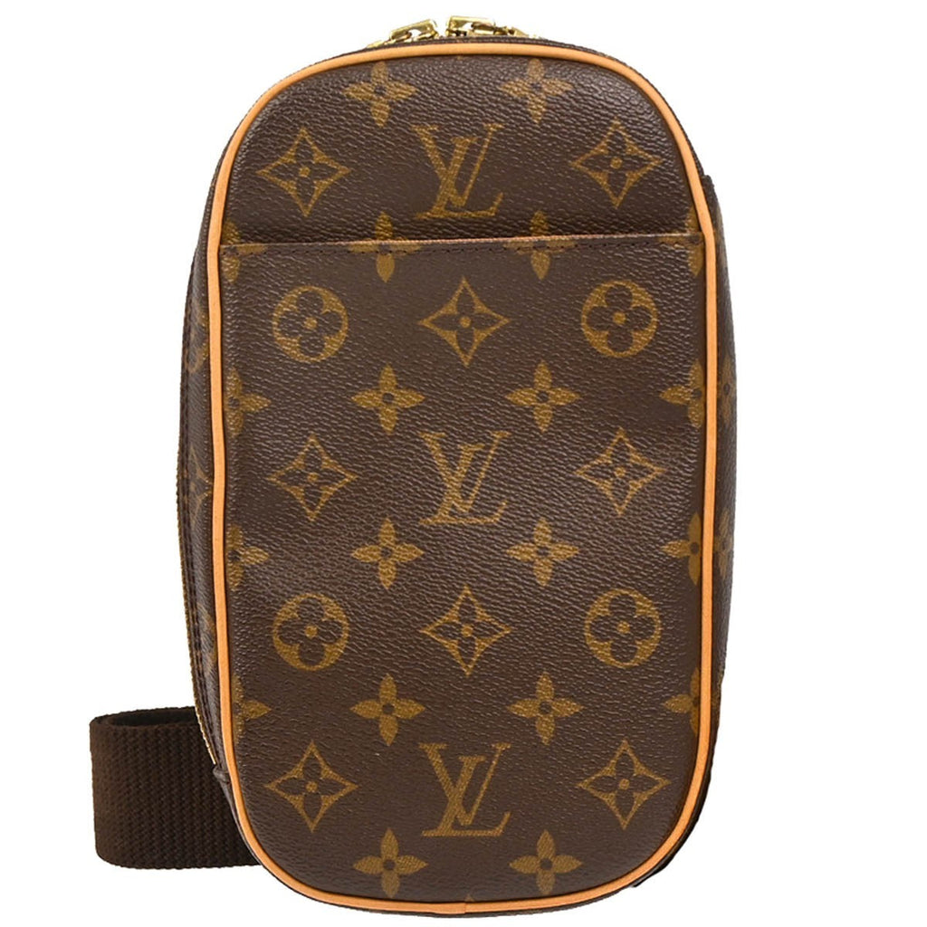 Louis Vuitton Pochette Gange Monogram Canvas Brown Canvas Clutche & Pouche Bag