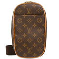 Louis Vuitton Pochette Gange Monogram Canvas Brown Canvas Clutche & Pouche Bag