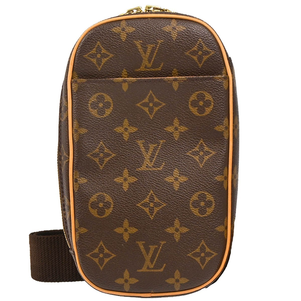 Louis Vuitton Pochette Gange Monogram Canvas Brown Canvas Clutche & Pouche Bag
