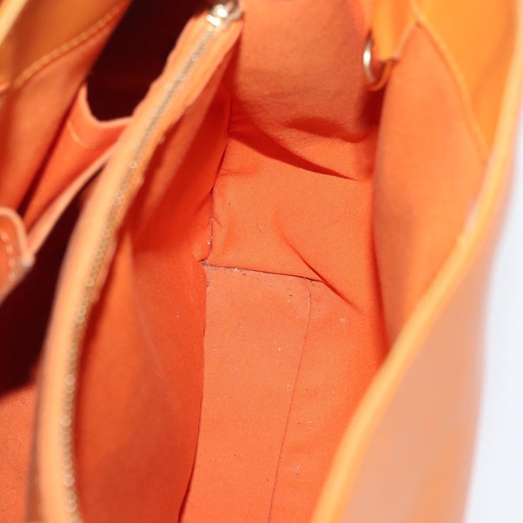 Louis Vuitton Mandara Handbag Epi Leather Orange Leather Shoulder Bag