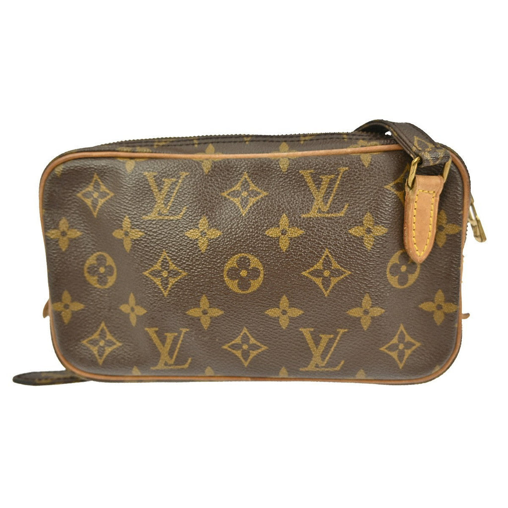 Louis Vuitton Pochette Marly Bandouliere Bag Monogram Canvas Brown Canvas Shoulder Bag