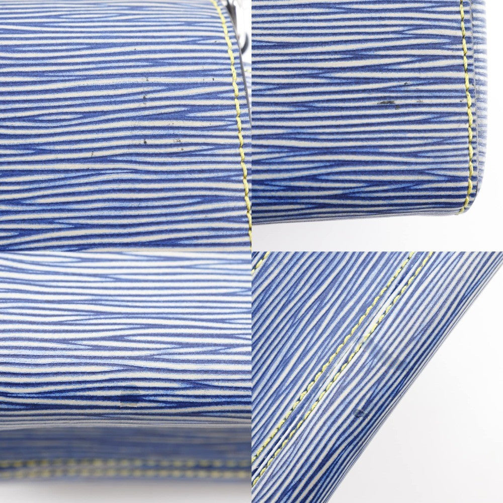 Louis Vuitton Twist Handbag Epi Leather Blue Leather Shoulder Bag