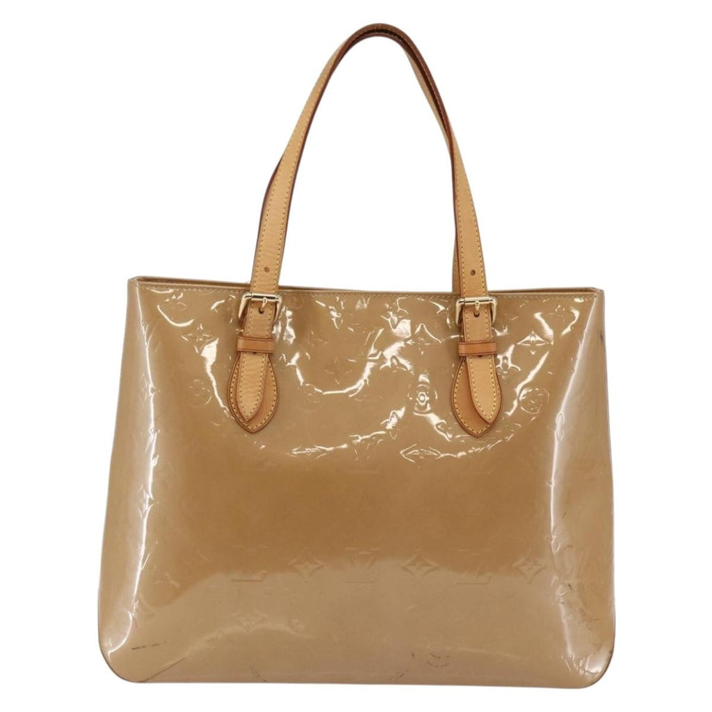 Louis Vuitton Brentwood Handbag Monogram Vernis Brown Patent_Leather Bag
