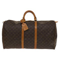 Louis Vuitton Keepall Bag Monogram Canvas Brown Canvas Travel Bag