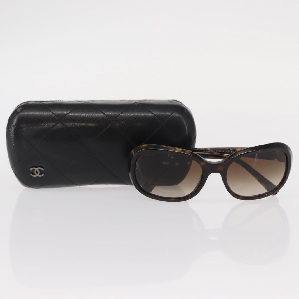 Chanel Logo Cc Sunglasses Plastic Brown Plastic Sunglasse Accessory
