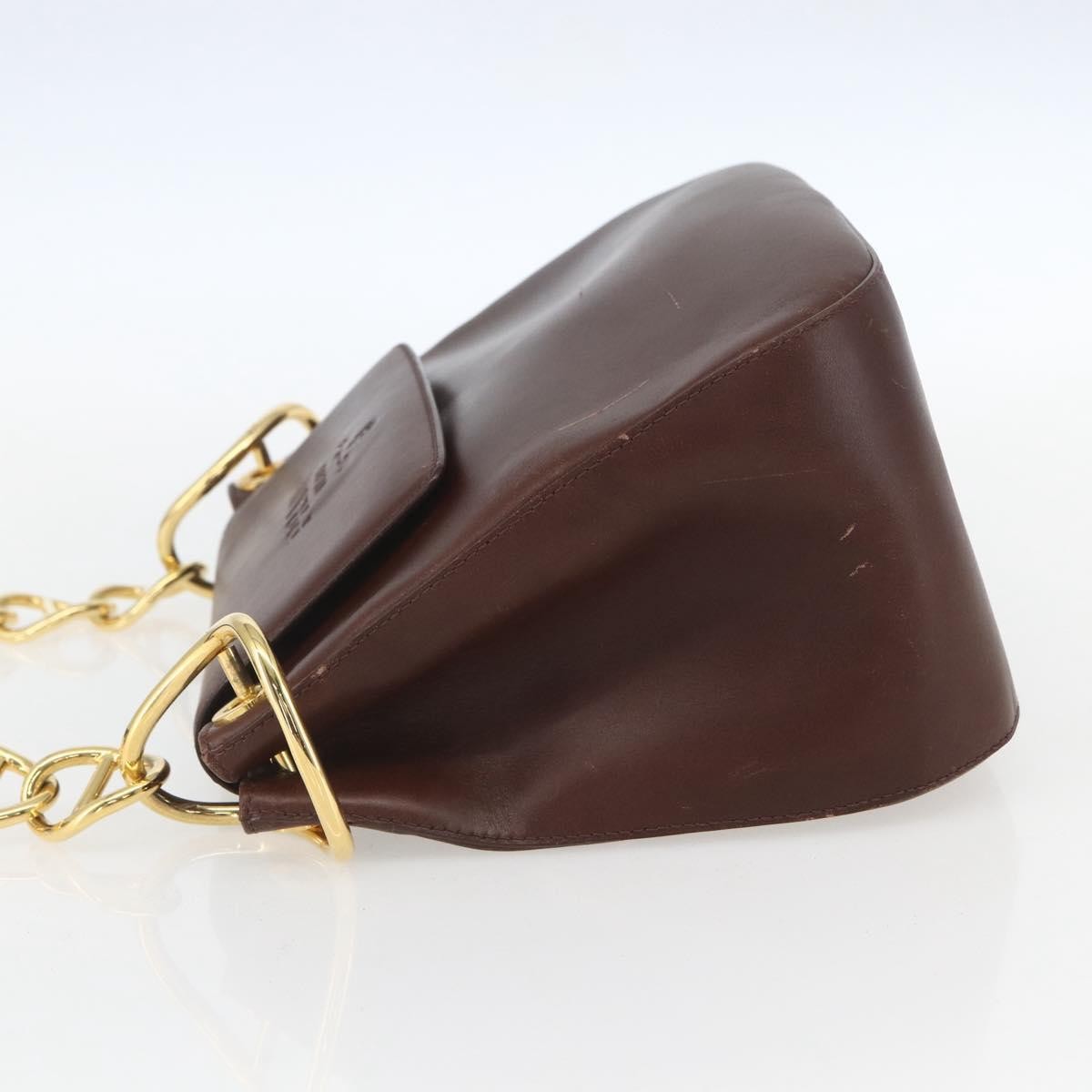 Prada Vintage Shoulder Bag Leather Brown Leather Shoulder Bag Bag