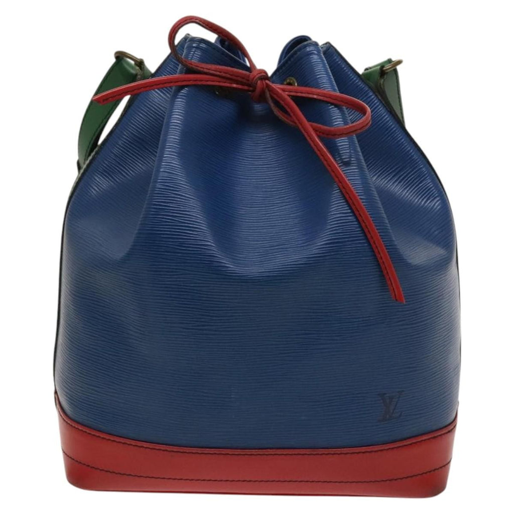 Louis Vuitton Tricolor Noe Handbag Epi Leather Blue Leather Bag