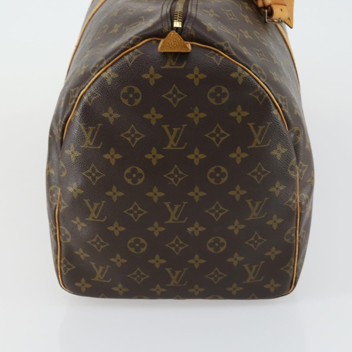 Louis Vuitton Keepall Bag Monogram Canvas Brown Canvas Travel Bag