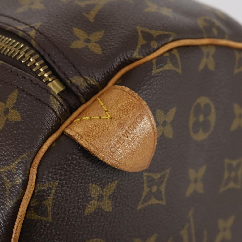 Louis Vuitton Keepall Bag Monogram Canvas Brown Canvas Travel Bag