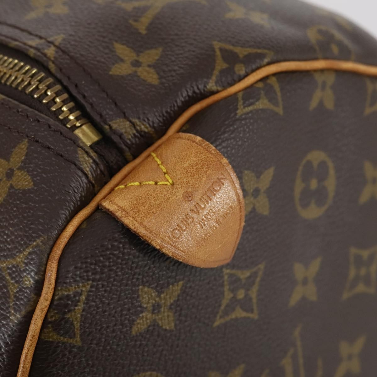 Louis Vuitton Keepall Bag Monogram Canvas Brown Canvas Travel Bag