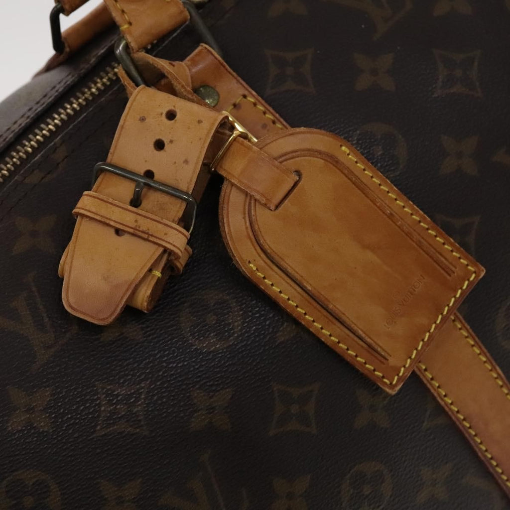 Louis Vuitton Keepall Bag Monogram Canvas Brown Canvas Travel Bag