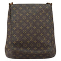 Louis Vuitton Musette Salsa Handbag Monogram Canvas Brown Canvas Shoulder Bag