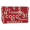 Chanel 31 Rue Cambon Clutch Canvas Red Canvas Clutche & Pouche Bag