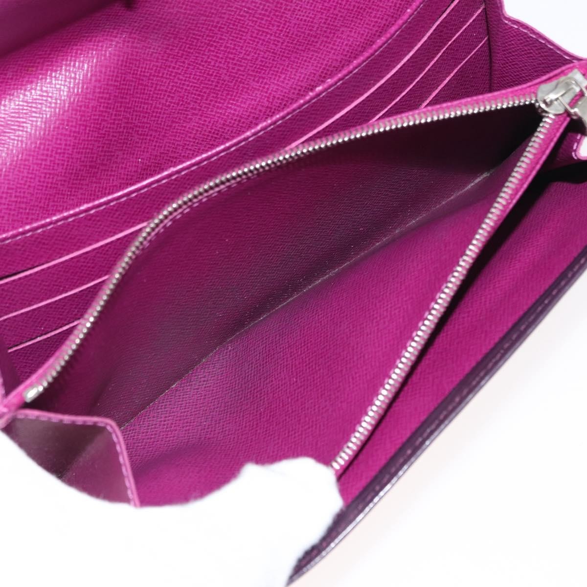 Louis Vuitton Vintage Sarah Wallet Epi Leather Purple Leather Wallets Accessory