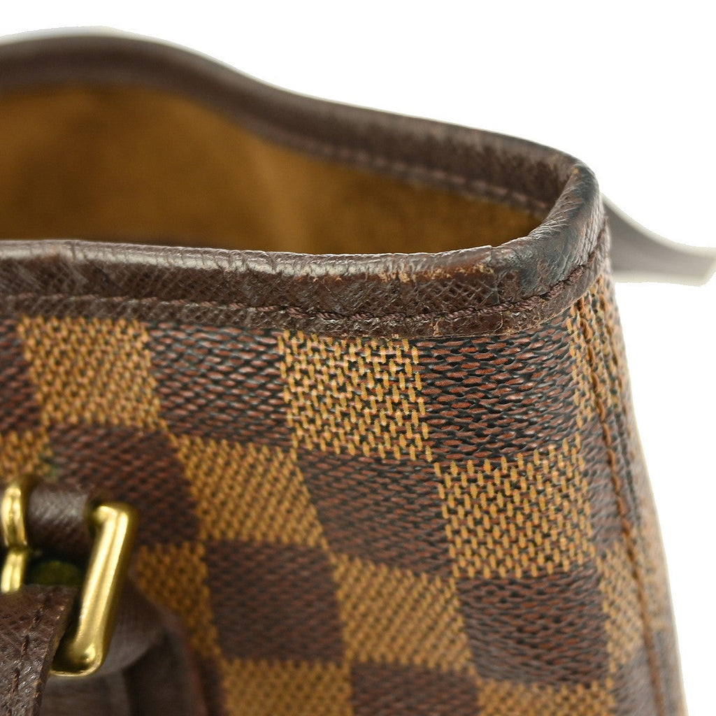Louis Vuitton Marais Bucket Bag Damier Brown Canvas Shoulder Bag