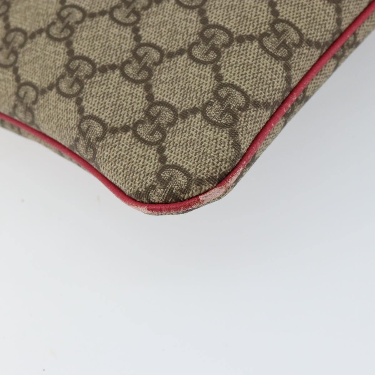 Gucci Joy Plus Flat Tote Gg Coated Canvas Beige Pvc Tote Bag Bag (Pre-Owned)