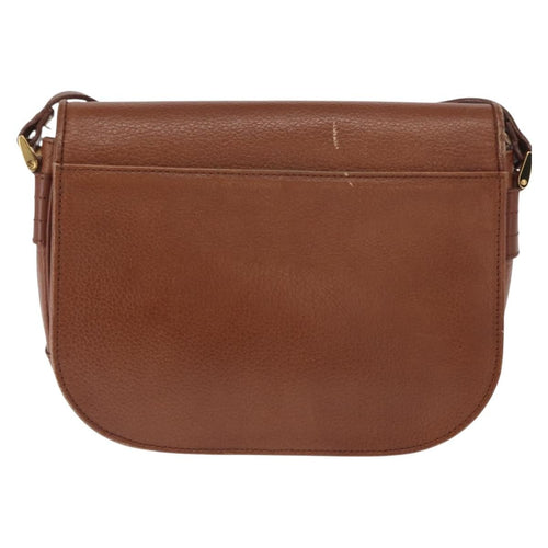 Burberry Vintage Shoulder Bag Leather Brown Leather Shoulder Bag