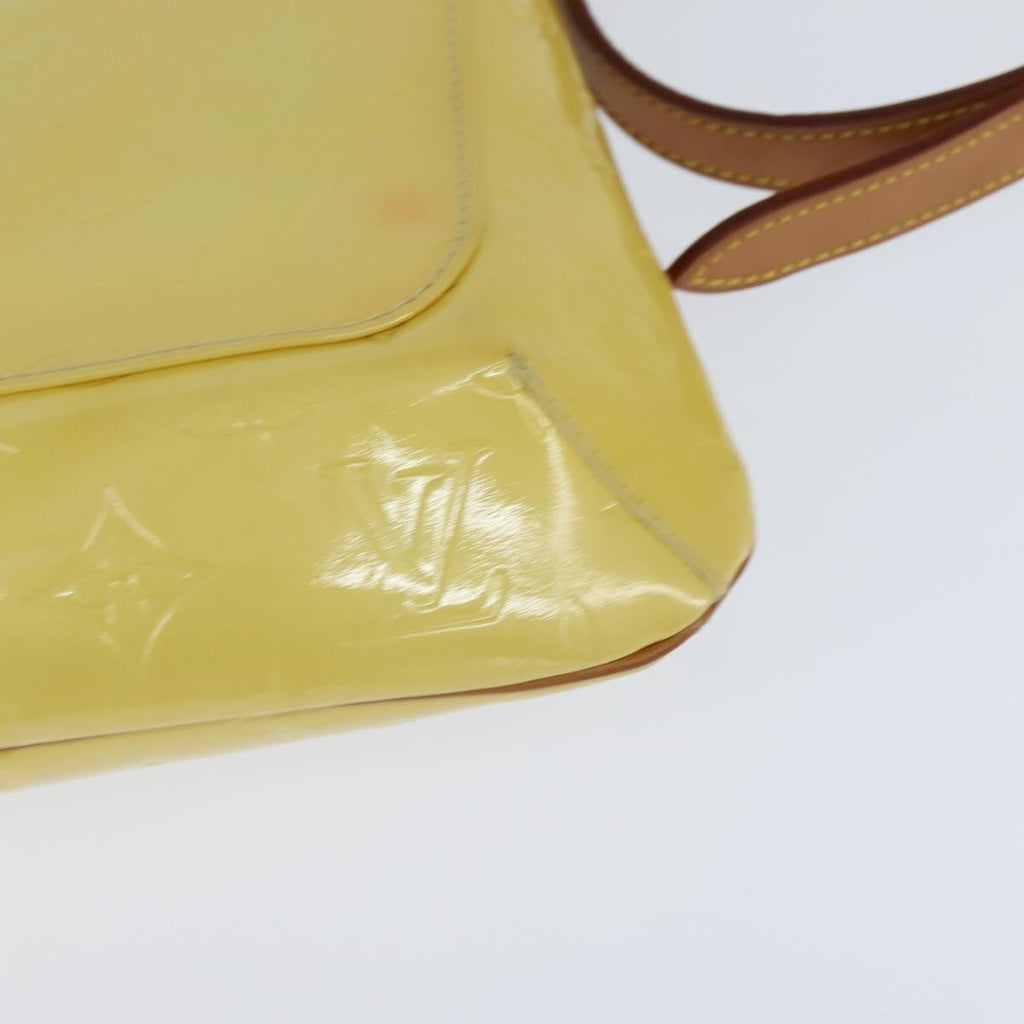 Louis Vuitton Thompson Street Handbag Monogram Vernis Yellow Patent_Leather Shoulder Bag