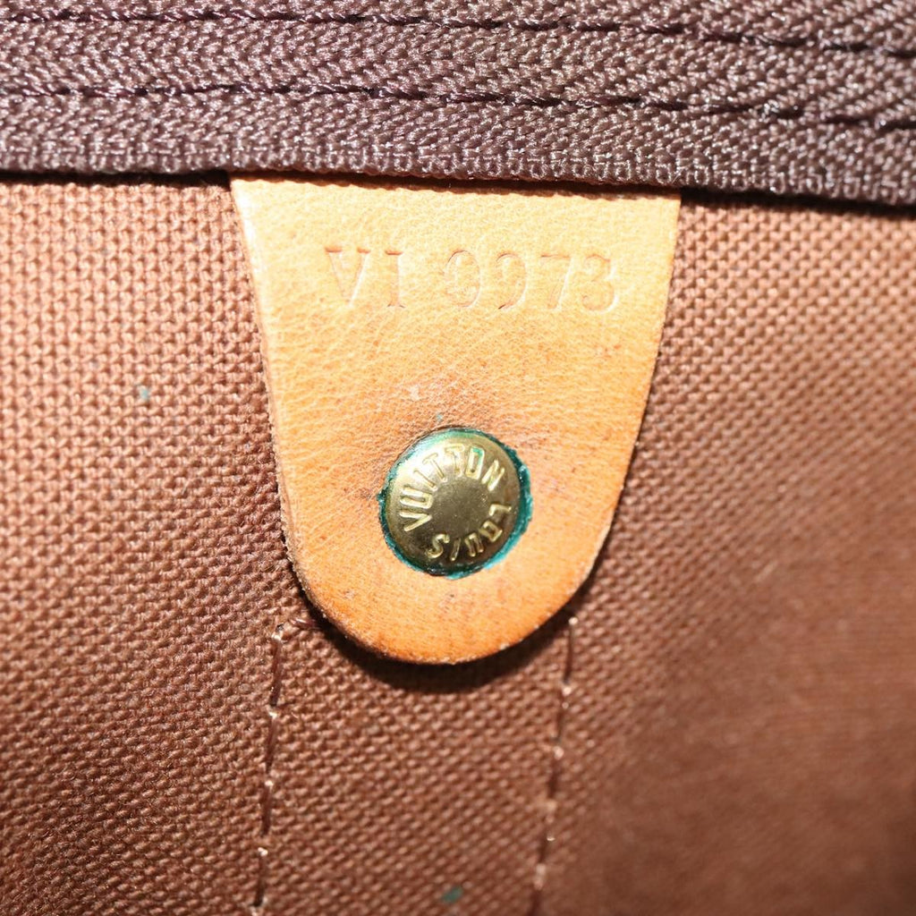 Louis Vuitton Keepall Bag Monogram Canvas Brown Canvas Travel Bag