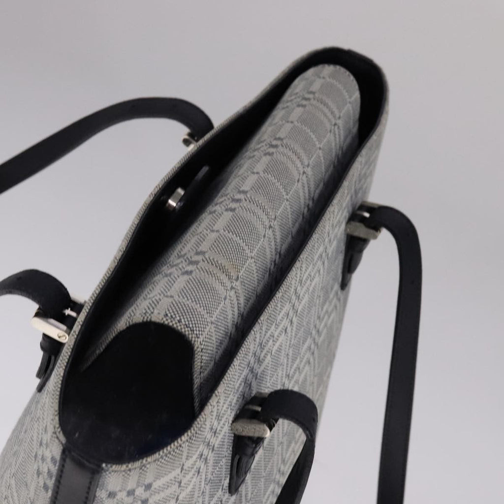 Burberry Vintage Tote Bag Canvas Gray Canvas Tote Bag