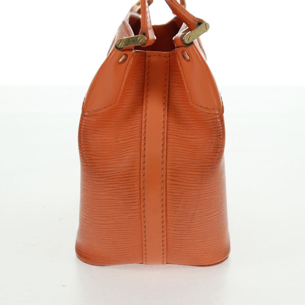 Louis Vuitton Mandara Handbag Epi Leather Orange Leather Shoulder Bag