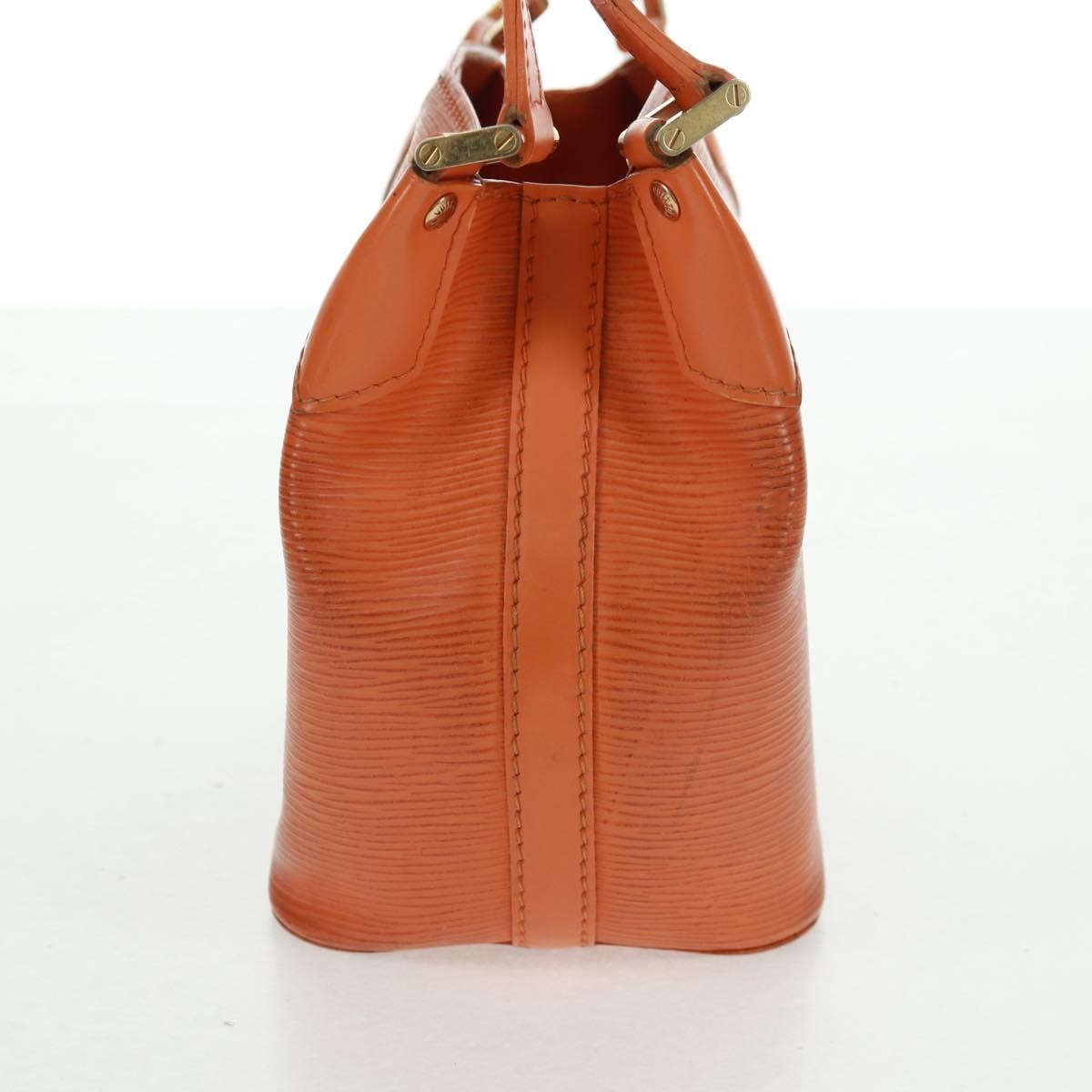 Louis Vuitton Mandara Handbag Epi Leather Orange Leather Shoulder Bag