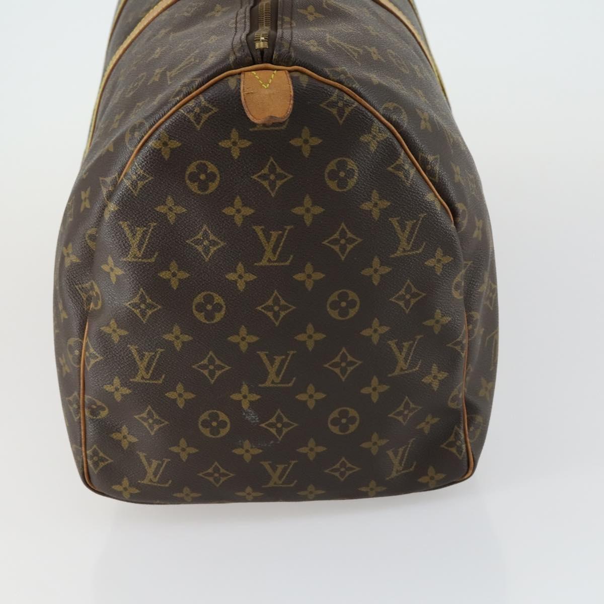 Louis Vuitton Keepall Bag Monogram Canvas Brown Canvas Travel Bag