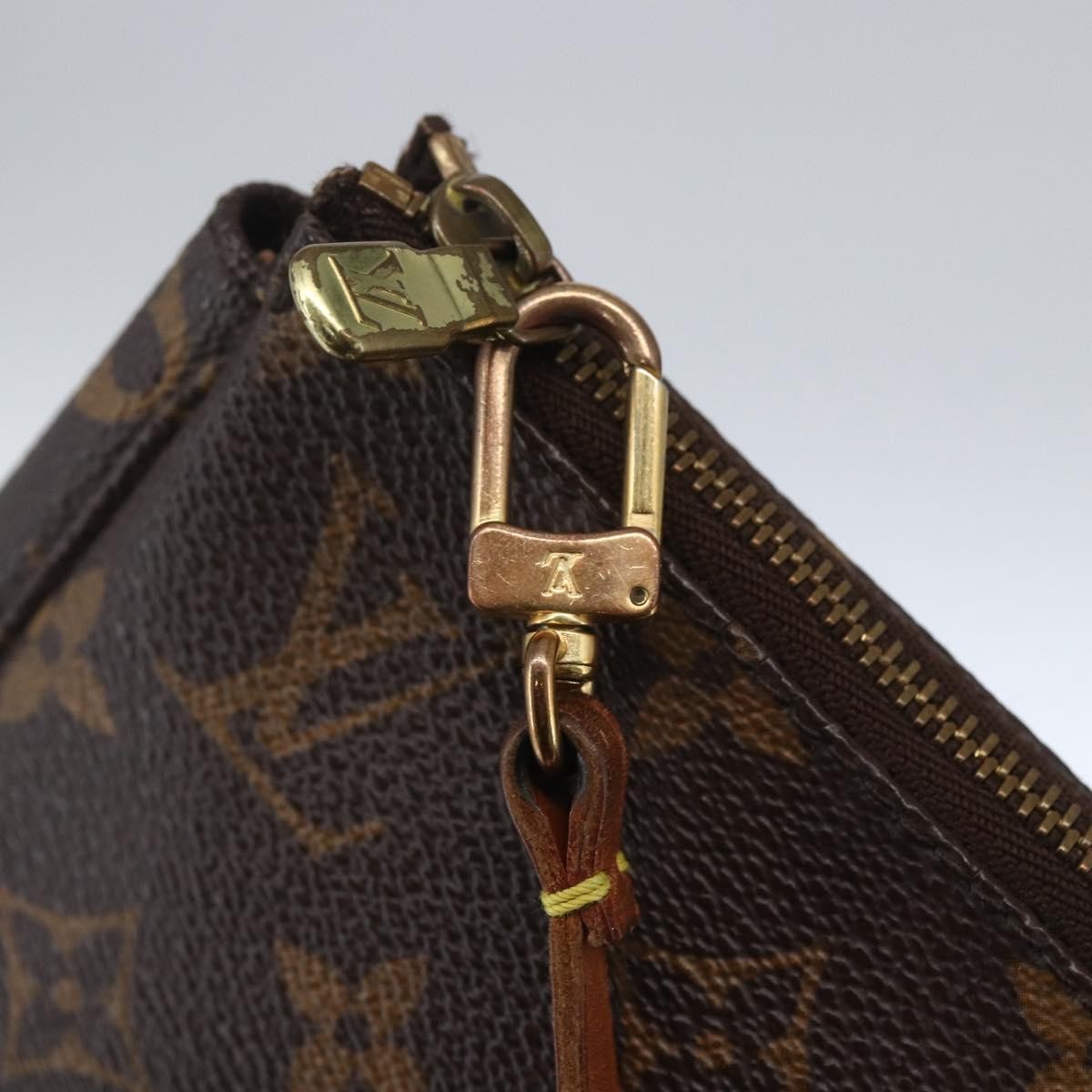 Louis Vuitton Pochette Accessoires Nm Monogram Canvas Brown Canvas Clutche & Pouche Bag